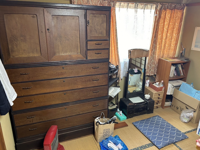 ②断捨離に伴う不用品回収の作業前
