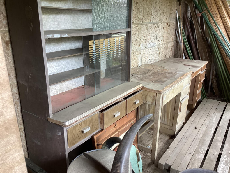 断捨離に伴う不用品回収作業前