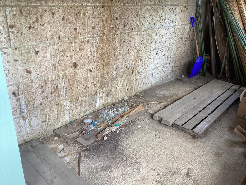 断捨離に伴う不用品回収作業後