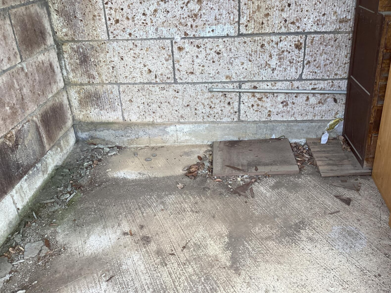 断捨離に伴う不用品回収作業後