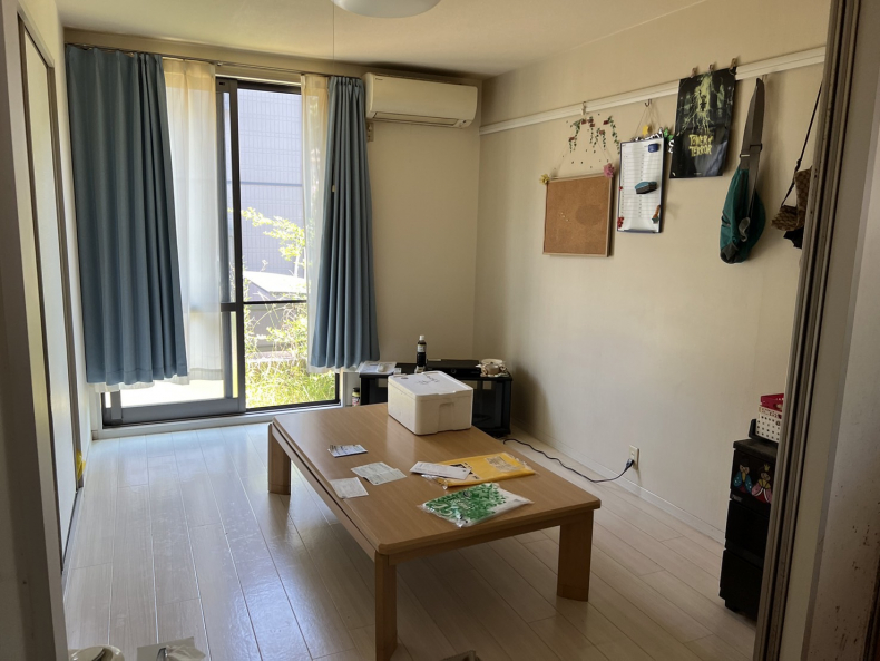 松山市の不用品回収の作業前