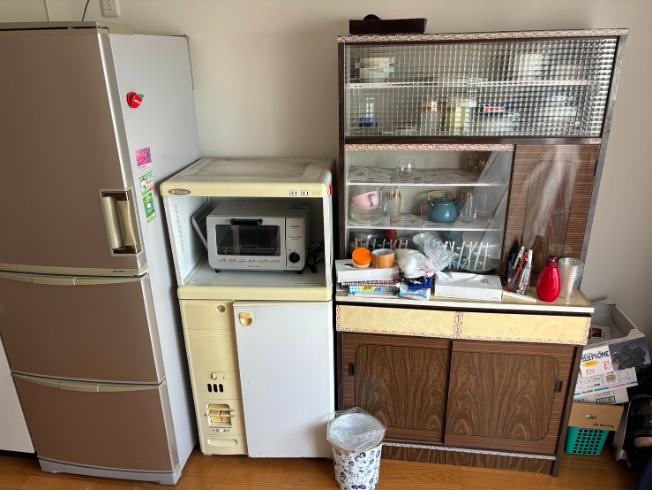 岡山市の遺品整理に伴う不用品回収の作業前