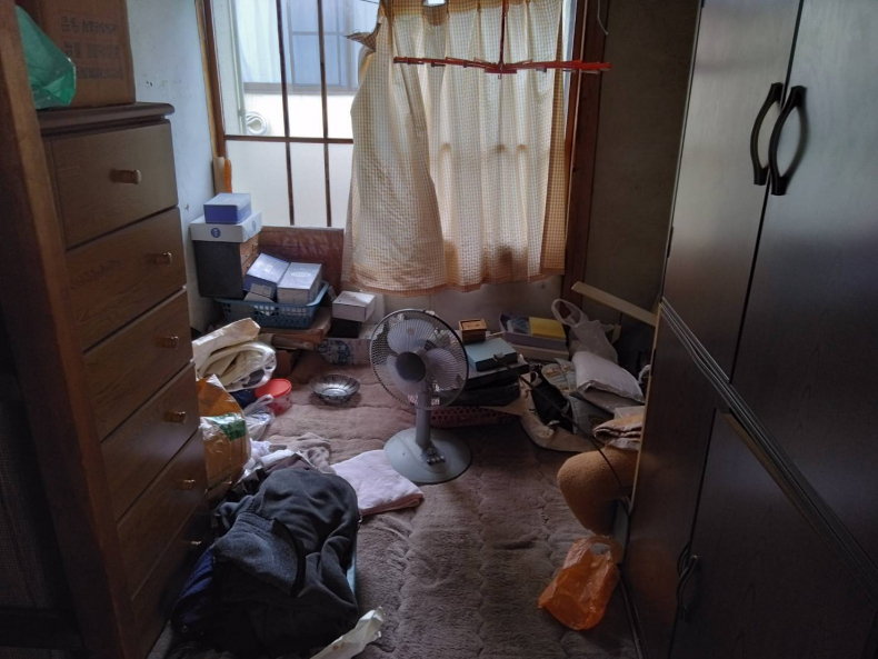 倉吉市の不用品回収の作業前