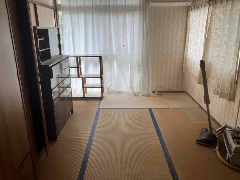 松江市の空き家の解体に伴う不用品回収の作業後②