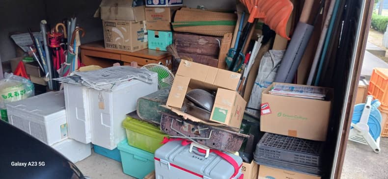 北栄町の不用品回収作業前