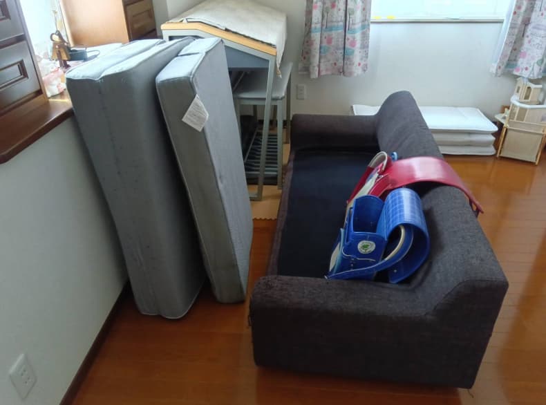 倉吉市の不用品回収の作業前