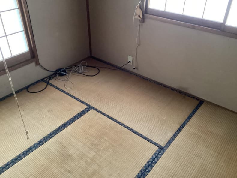 宇都宮市の粗大ごみ回収作業後