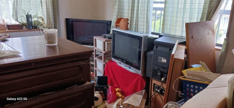 琴浦町の不用品回収作業前