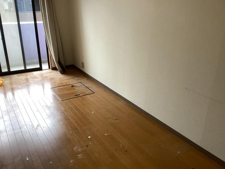 引越しに伴う不用品回収作業後