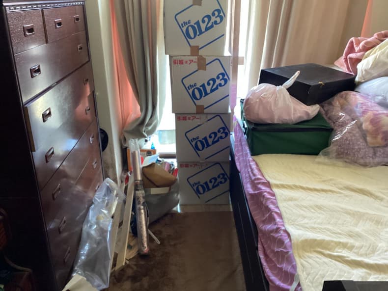 宇都宮市の不用品回収作業前