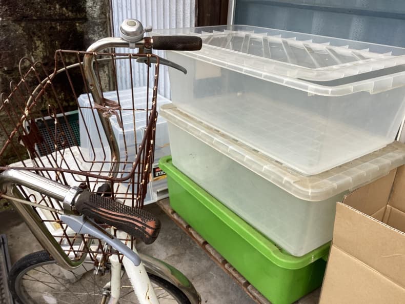 宇都宮市の不用品回収作業前