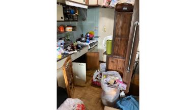 川崎市の粗大ゴミ回収の作業前②