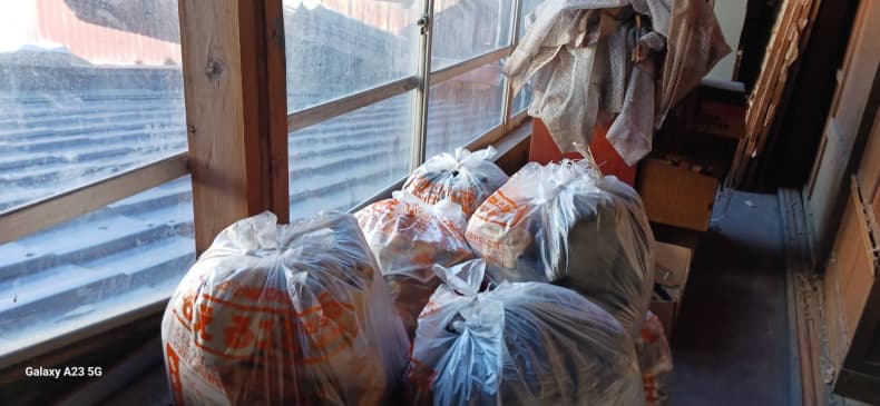湯梨浜町の不要品回収の作業前