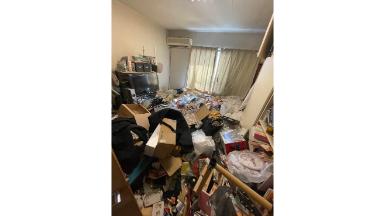 横浜市の粗大ゴミ回収作業前②