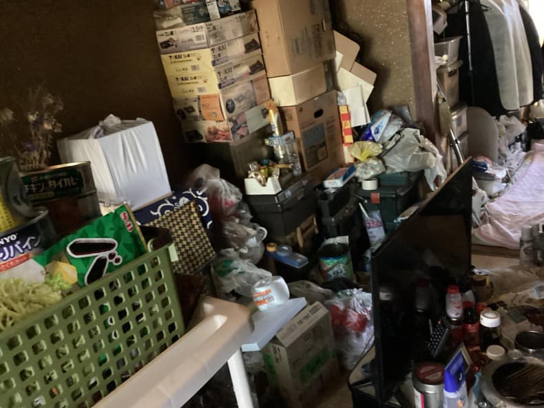宇都宮市の不用品回収作業前