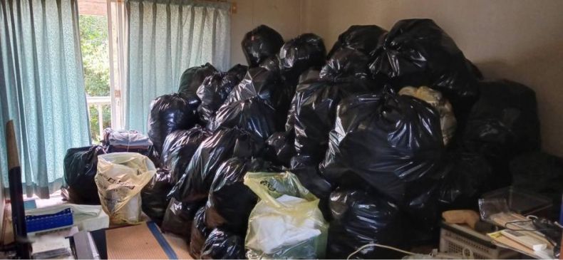 琴浦町の不用品回収作業前