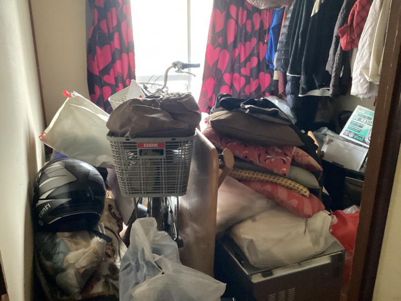 宇都宮市の不用品回収作業前