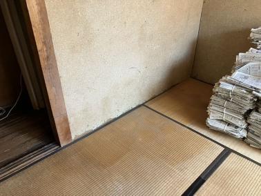 松江市の生活用品回収の作業前