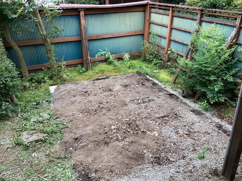 宇都宮市の物置解体作業後