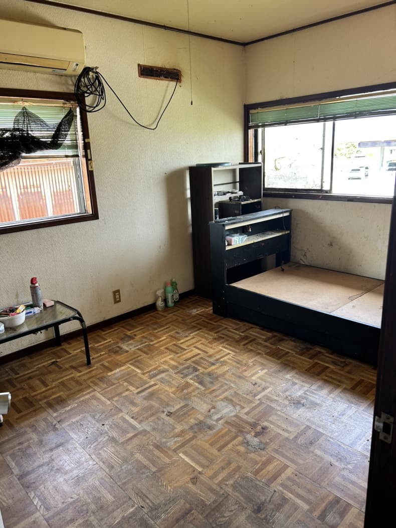 断捨離に伴う不用品回収の作業後