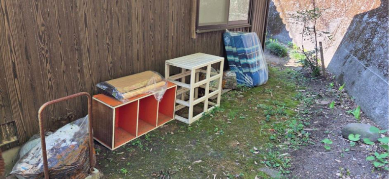 湯梨浜町の不要品回収の作業前
