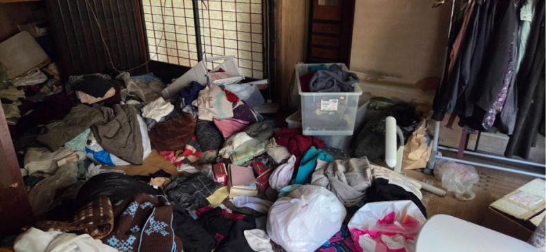 大山町の不用品回収作業前