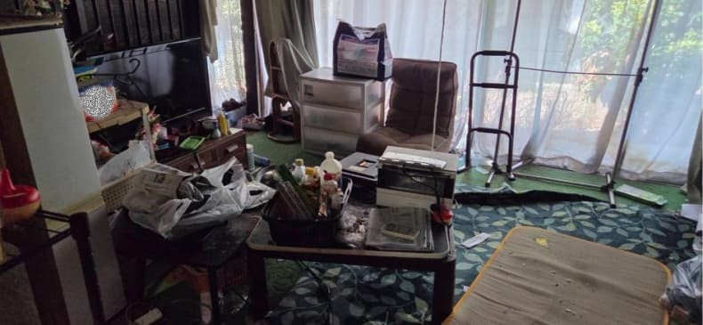 大山町の不用品回収作業前