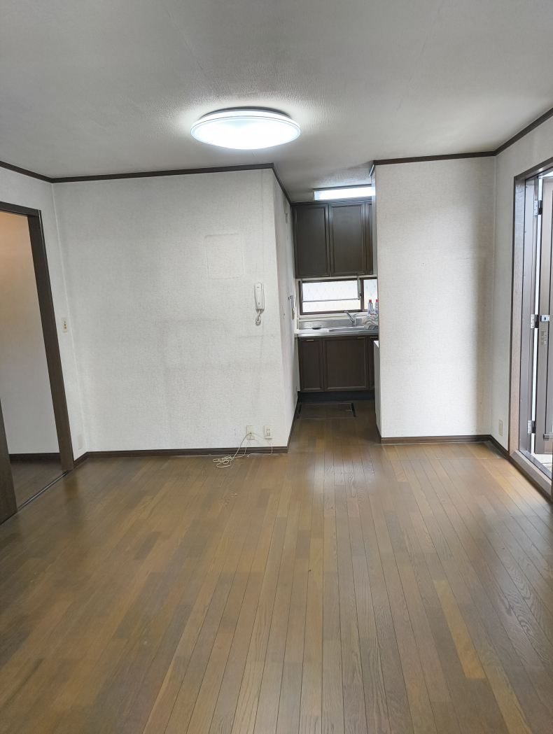 不用品回収(1階の一部分)の作業後