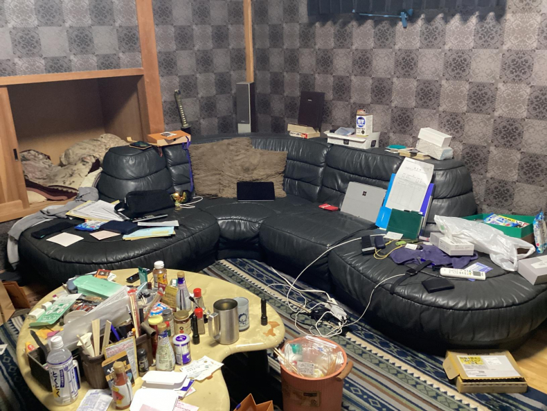 家財品を含む不用品回収の作業事例