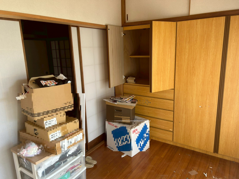 喜阿弥町のN様の回収作業後