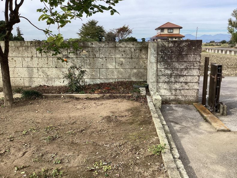 自宅庭の木類伐採及び処分作業後