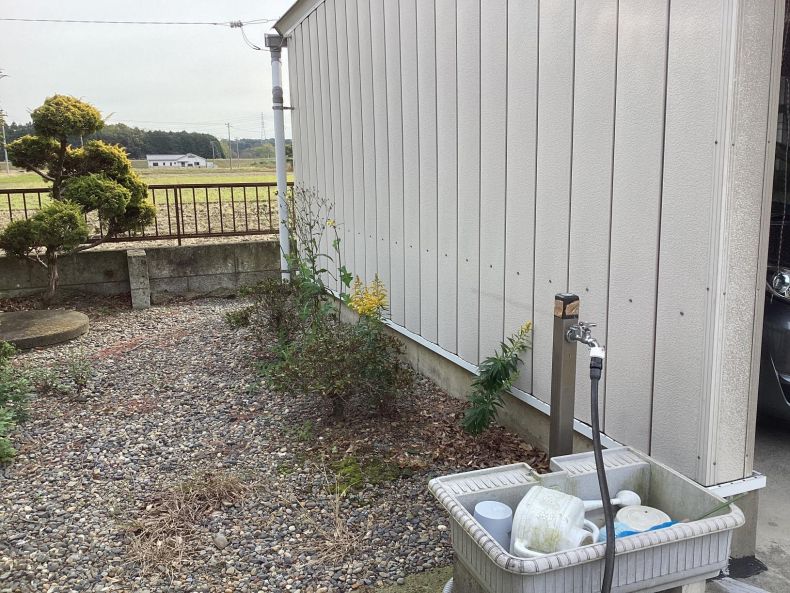 不用品回収作業前