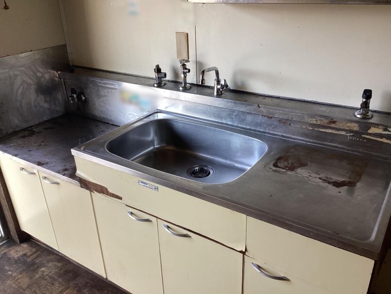 退去のためのハウスクリーニング作業後