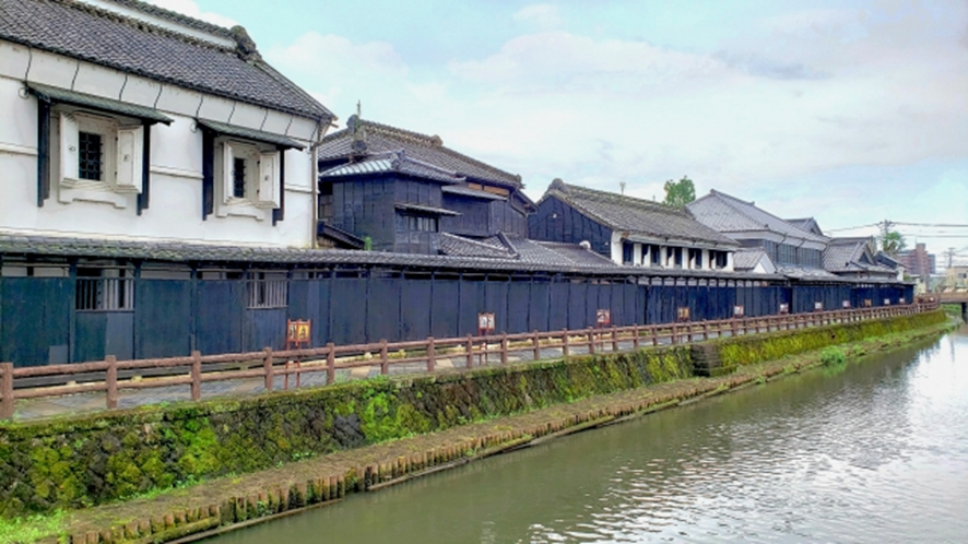 栃木市の街並み