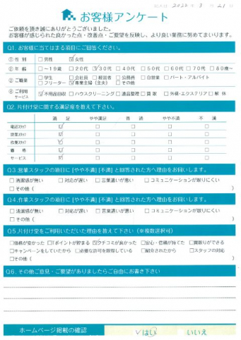 前橋市Y様断捨離のためのテレビ処分「綺麗に片付けて頂きました。」