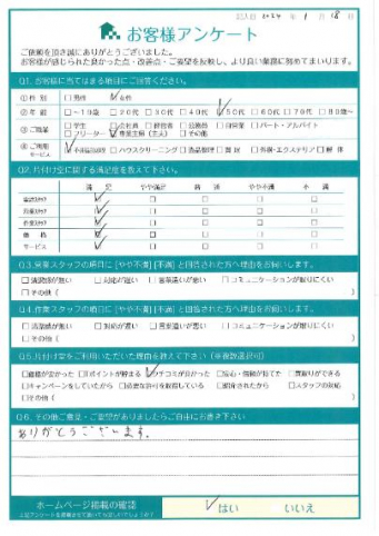 京都市下京区U様引っ越しに伴う不用品回収「ありがとうございます。」