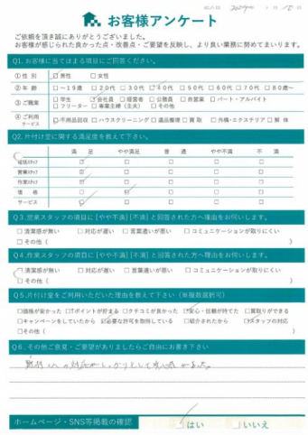 東京都千代田区F様営業の方が作業にも来られたので、打ち合わせ通りでした
